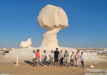 Guests in White Desert Tours To Egypt