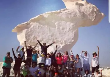 Guests in White Desert Tours To Egypt