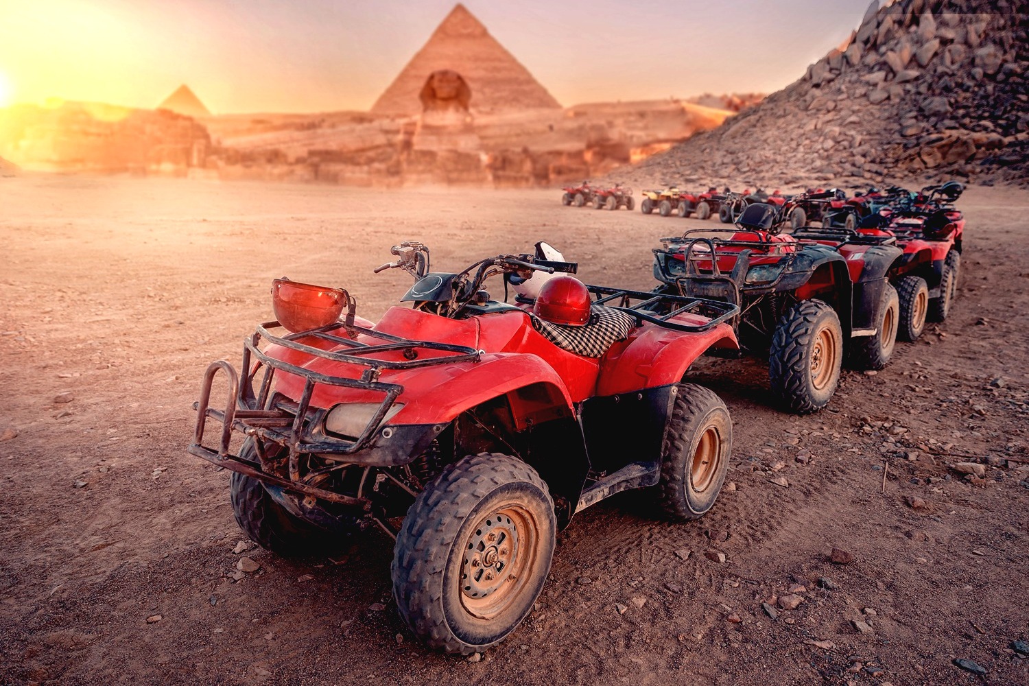 Quad Bike Pyramids